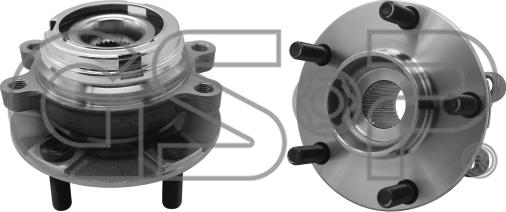 GSP 9329001 - Wheel hub, bearing Kit autospares.lv