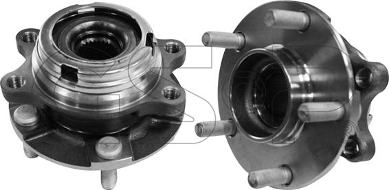 GSP 9329001 - Wheel hub, bearing Kit autospares.lv