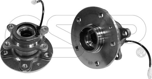 GSP 9324003 - Wheel hub, bearing Kit autospares.lv