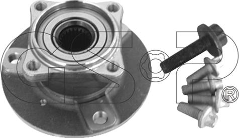 GSP 9324002K - Wheel hub, bearing Kit autospares.lv