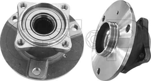 GSP 9324002 - Wheel hub, bearing Kit autospares.lv