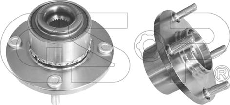 GSP 9325026 - Wheel hub, bearing Kit autospares.lv