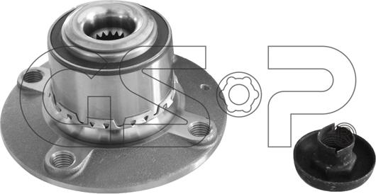 GSP 9320003K - Wheel hub, bearing Kit autospares.lv