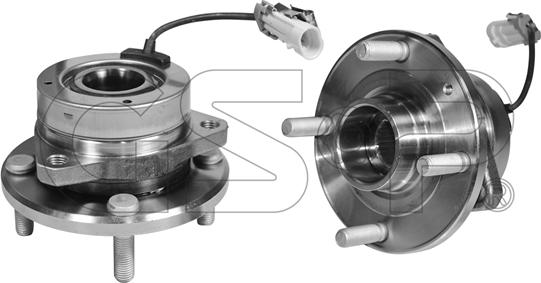 GSP 9328003 - Wheel hub, bearing Kit autospares.lv