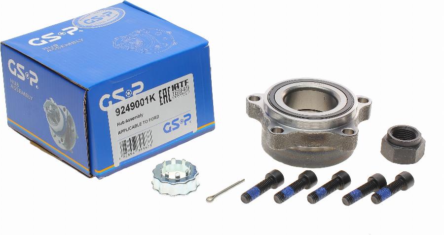 GSP 9249001K - Wheel hub, bearing Kit autospares.lv