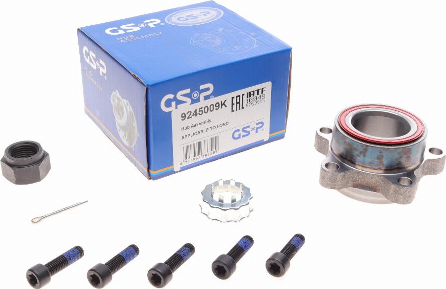 GSP 9245009K - Wheel hub, bearing Kit autospares.lv