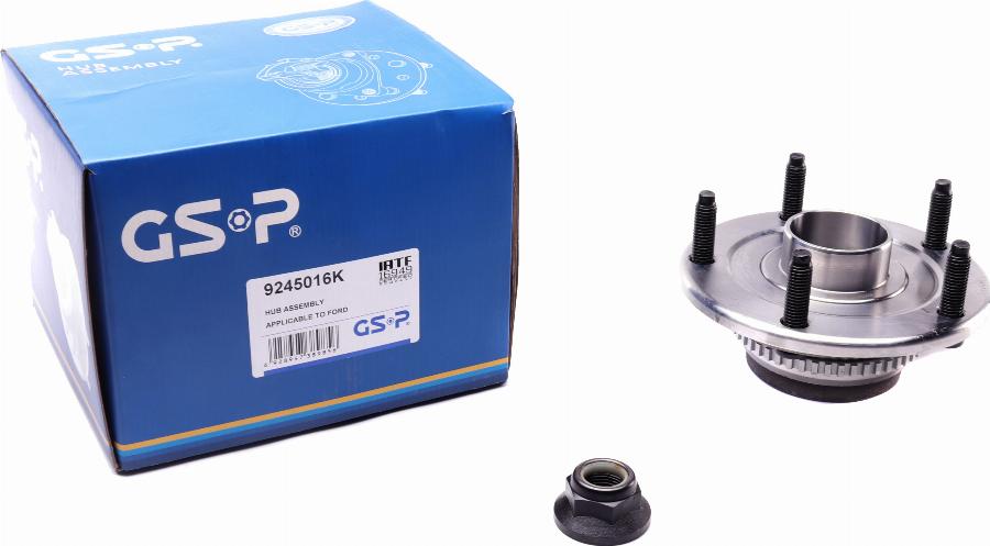 GSP 9245016K - Wheel hub, bearing Kit autospares.lv