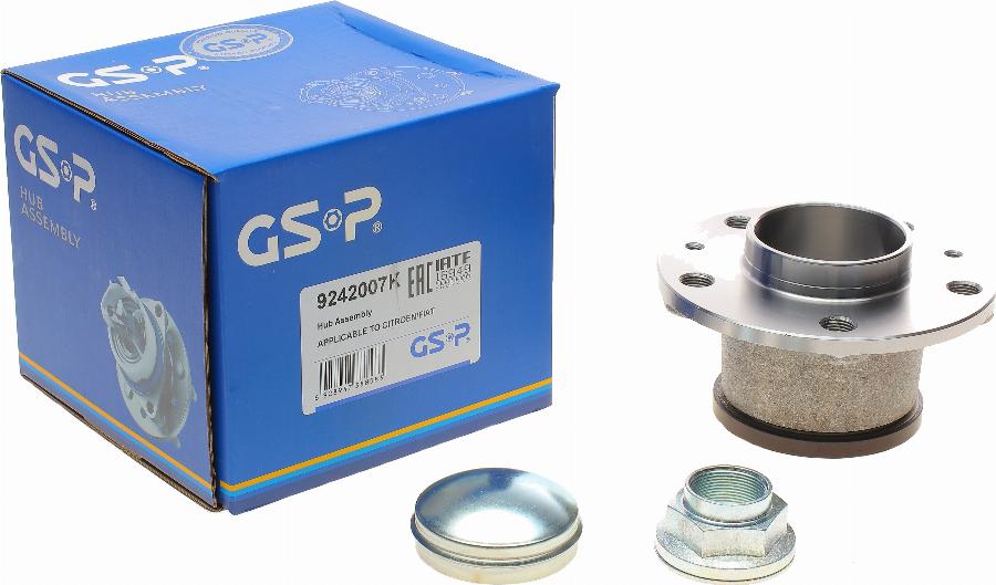 GSP 9242007K - Wheel hub, bearing Kit autospares.lv