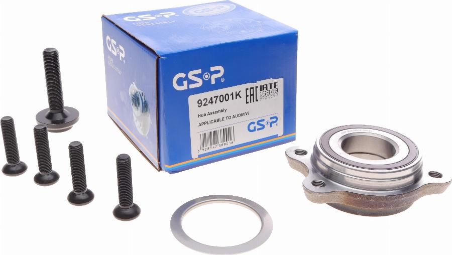 GSP 9247001K - Wheel hub, bearing Kit autospares.lv