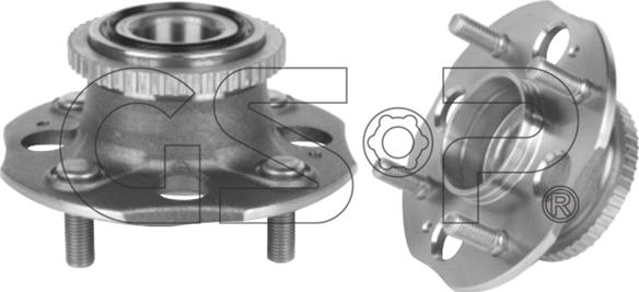 GSP 9234002 - Wheel hub, bearing Kit autospares.lv