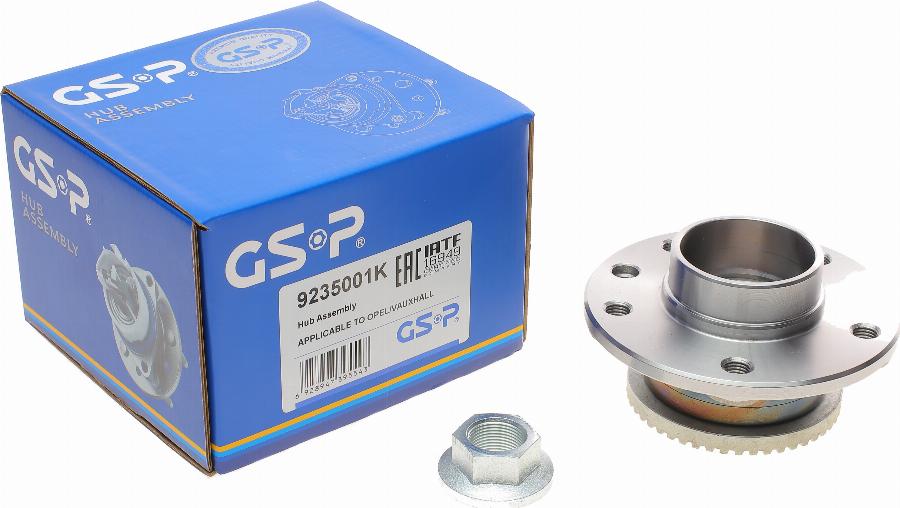 GSP 9235001K - Wheel hub, bearing Kit autospares.lv