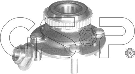 GSP 9230066K - Wheel hub, bearing Kit autospares.lv