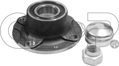 GSP 9230002F - Wheel hub, bearing Kit autospares.lv