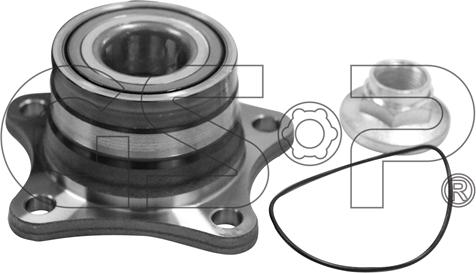 GSP 9230038K - Wheel hub, bearing Kit autospares.lv