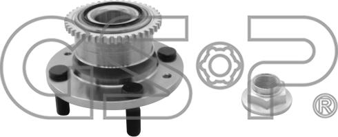 GSP 9230037K - Wheel hub, bearing Kit autospares.lv