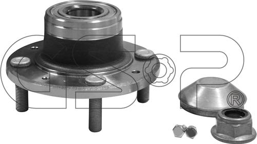 GSP 9230071K - Wheel hub, bearing Kit autospares.lv