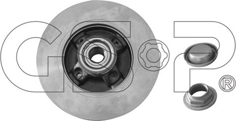 GSP 9230148K - Brake Disc autospares.lv