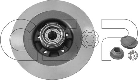 GSP 9230142K - Brake Disc autospares.lv