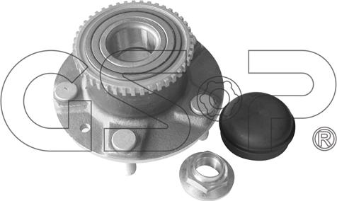 GSP 9233002K - Wheel hub, bearing Kit autospares.lv