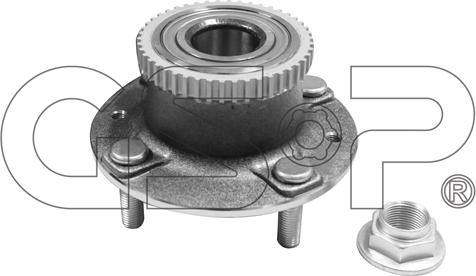 GSP 9233007K - Wheel hub, bearing Kit autospares.lv