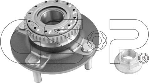 GSP 9232002K - Wheel hub, bearing Kit autospares.lv