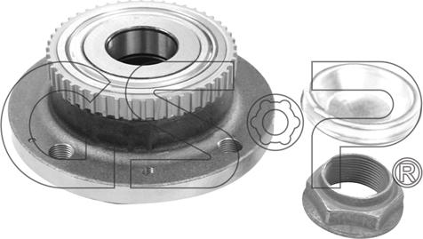 GSP 9232035K - Wheel hub, bearing Kit autospares.lv