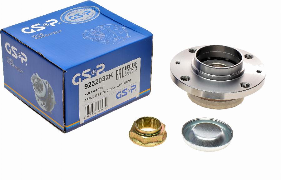 GSP 9232032K - Wheel hub, bearing Kit autospares.lv