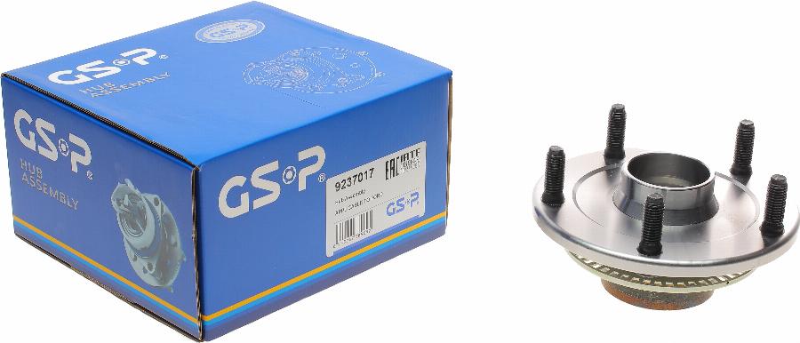 GSP 9237017 - Wheel hub, bearing Kit autospares.lv