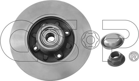 GSP 9225042K - Brake Disc autospares.lv