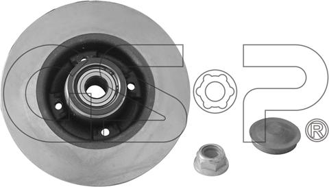 GSP 9225019K - Brake Disc autospares.lv