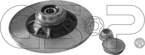 GSP 9225039K - Brake Disc autospares.lv