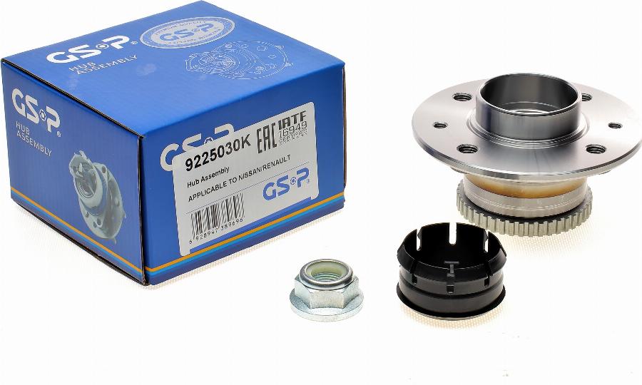 GSP 9225030K - Wheel hub, bearing Kit autospares.lv