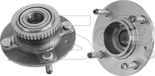 GSP 9228068 - Wheel hub, bearing Kit autospares.lv