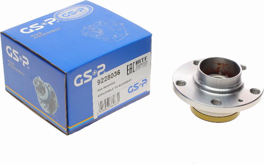 GSP 9228036 - Wheel hub, bearing Kit autospares.lv