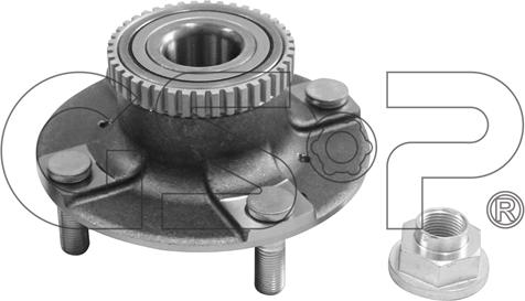 GSP 9228076K - Wheel hub, bearing Kit autospares.lv