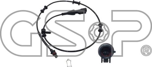 GSP 9A1296 - Sensor, wheel speed autospares.lv