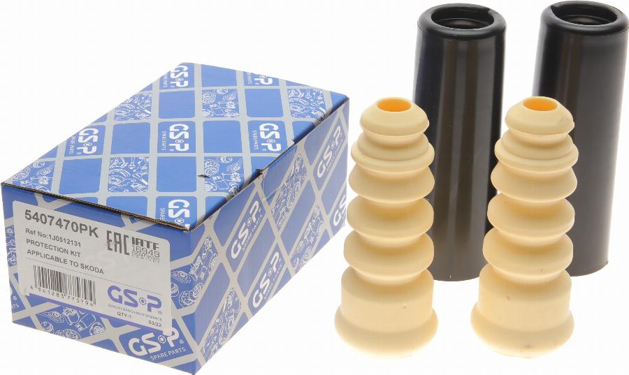 GSP 5407470PK - Dust Cover Kit, shock absorber autospares.lv