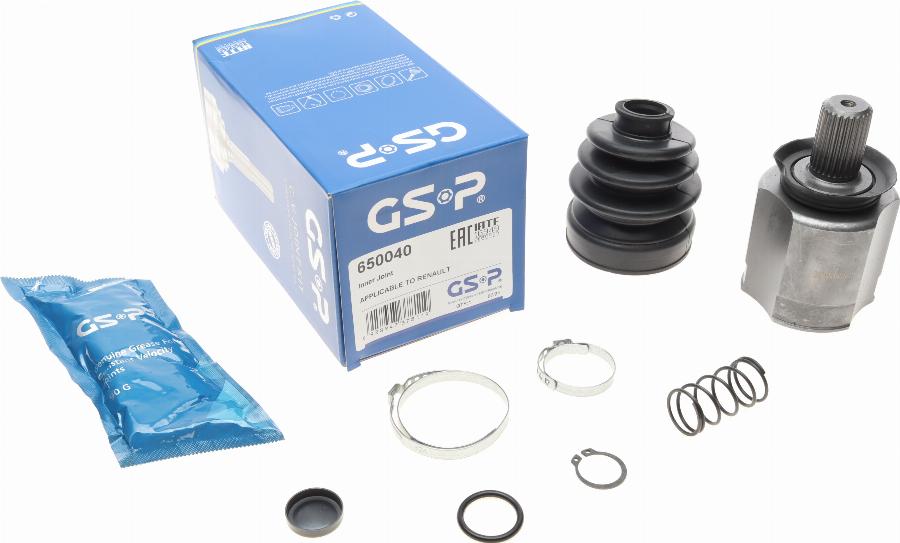 GSP 650040 - Joint Kit, drive shaft autospares.lv