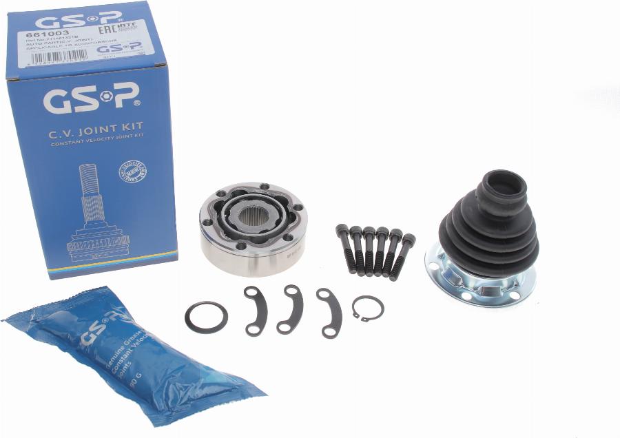 GSP 661003 - Joint Kit, drive shaft autospares.lv