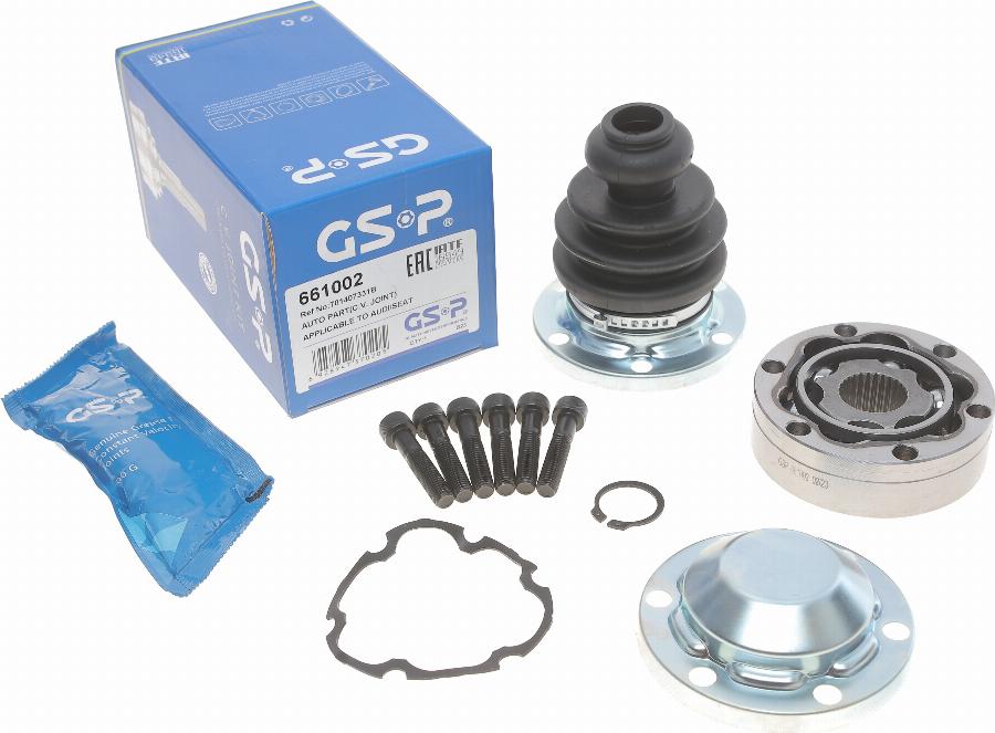 GSP 661002 - Joint Kit, drive shaft autospares.lv