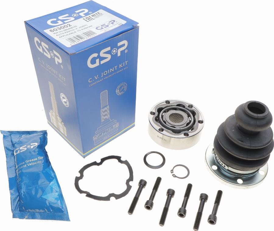 GSP 603002 - Joint Kit, drive shaft autospares.lv