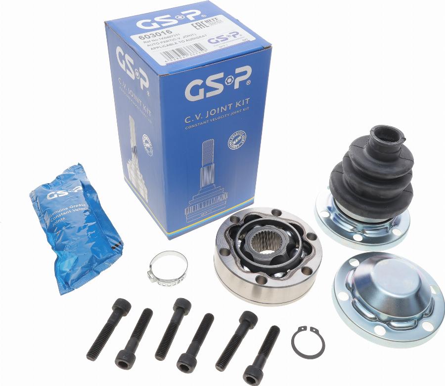 GSP 603016 - Joint Kit, drive shaft autospares.lv