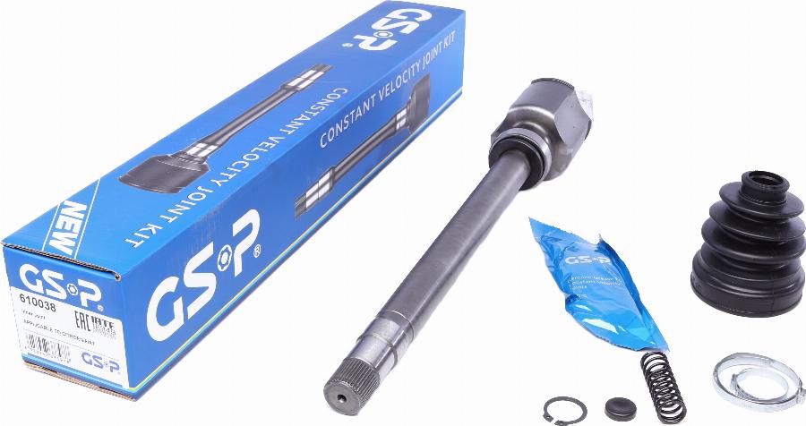 GSP 610038 - Joint Kit, drive shaft autospares.lv