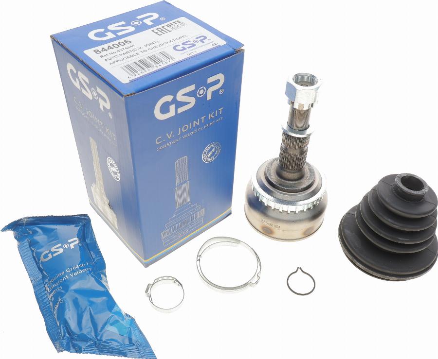 GSP 844006 - Joint Kit, drive shaft autospares.lv