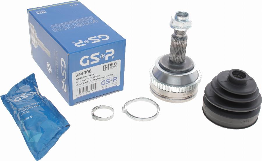 GSP 844008 - Joint Kit, drive shaft autospares.lv