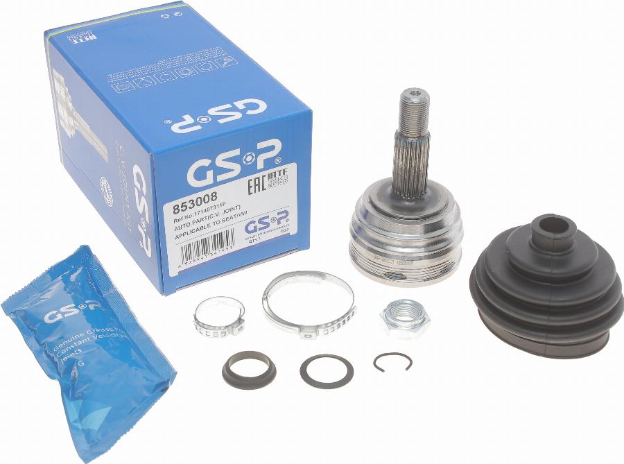 GSP 853008 - Joint Kit, drive shaft autospares.lv