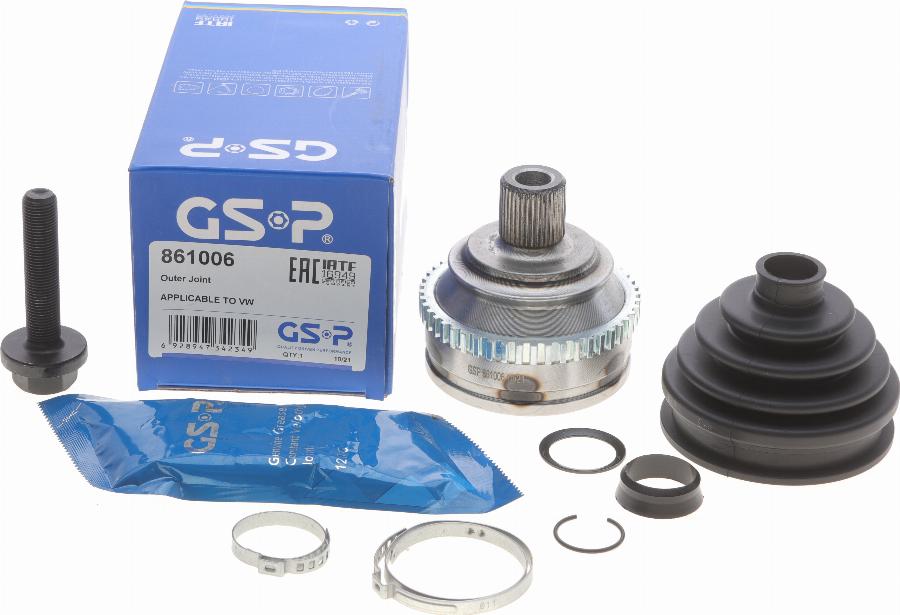 GSP 861006 - Joint Kit, drive shaft autospares.lv