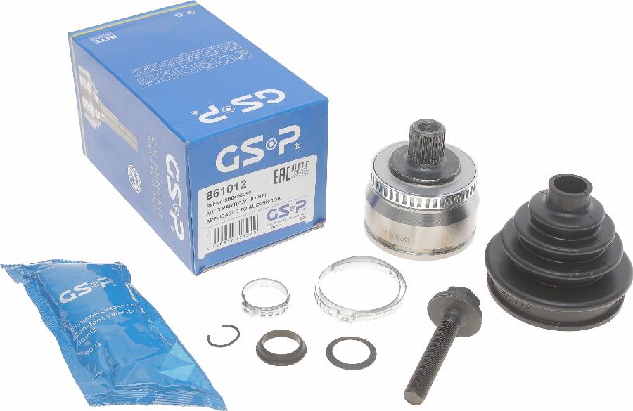 GSP 861012 - Joint Kit, drive shaft autospares.lv