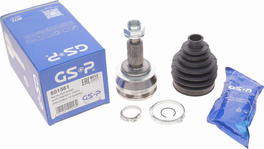 GSP 801561 - Joint Kit, drive shaft autospares.lv