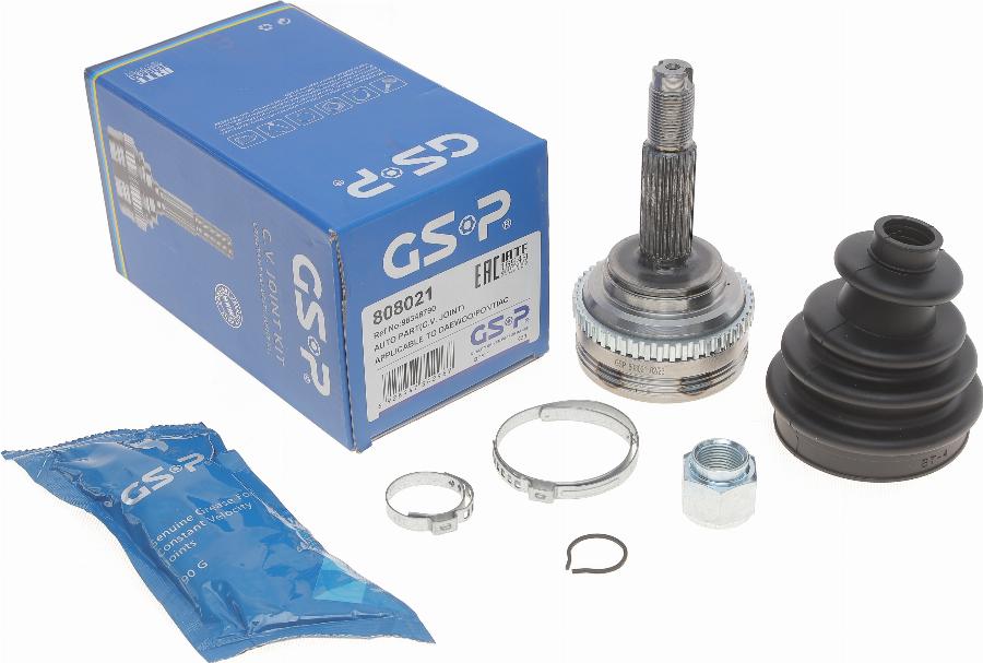 GSP 808021 - Joint Kit, drive shaft autospares.lv